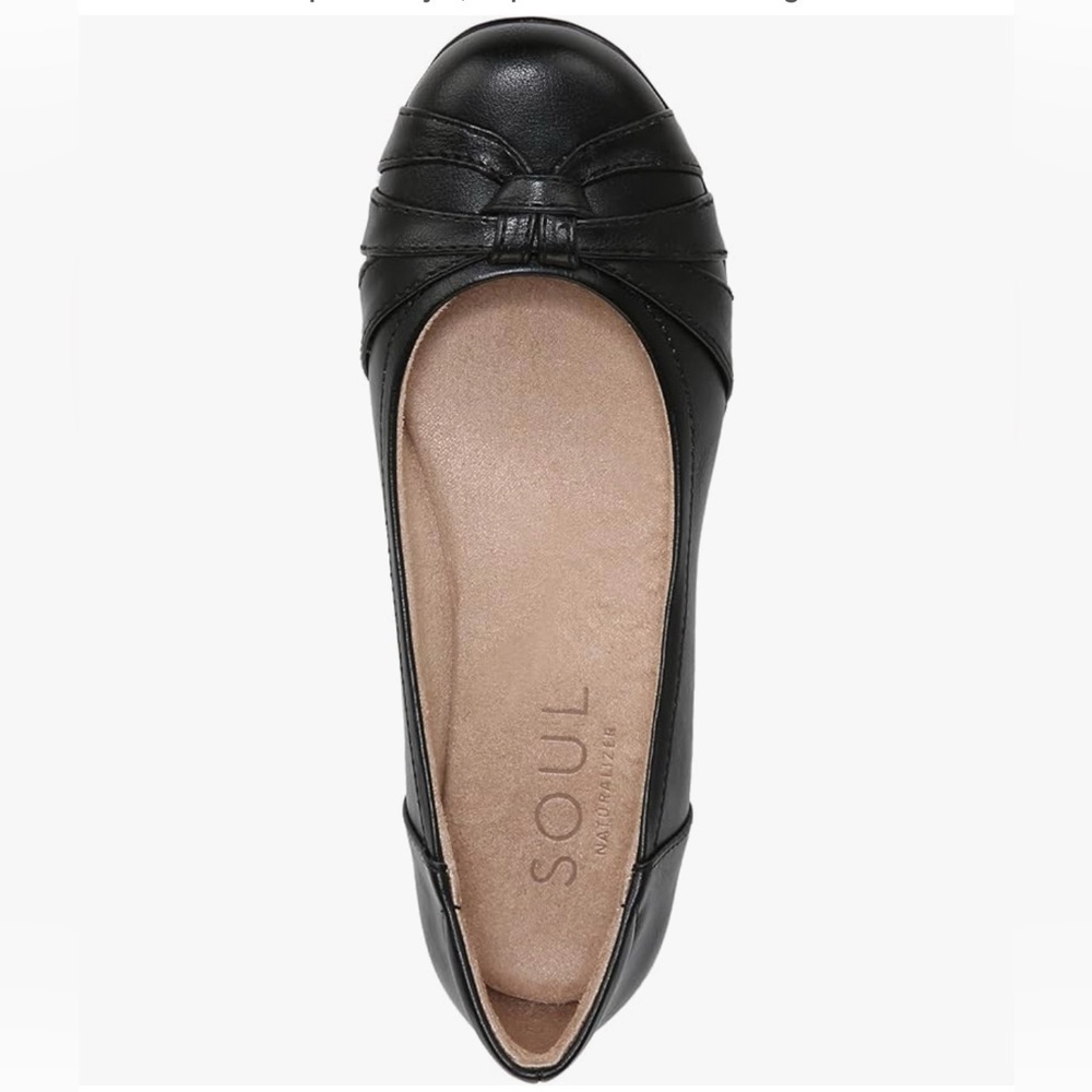 SOUL Naturalizer Gift black Faux leather ballet flat. NWT(NIB) Size6.5M US - Picture 4 of 8